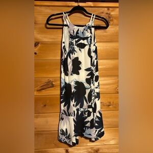 NWOT PARKER SLEEVELESS FULLY LINED DRESS SIZE SMALL IN BLUE FLORAL